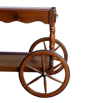 Serveerwagen - Model Old America met gedraaide poten,