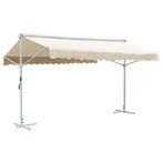 vidaXL Luifel vrijstaand 500x300 cm crème, Verzenden, Nieuw