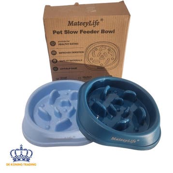 MateeyLife Honden Eetbak Small | Anti Schrokbak | Hondenbak, Dieren en Toebehoren, Verzenden, Anti-schrok, Nieuw