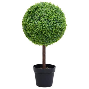 vidaXL Kunstplant met pot buxus bolvorming 71 cm groen, Verzenden, Nieuw