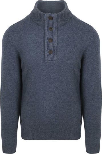 Barbour Mocker Trui Wol Indigo maat Maat 52/54 (L) Heren, Maat 52/54 (L), Barbour, Nieuw, Verzenden