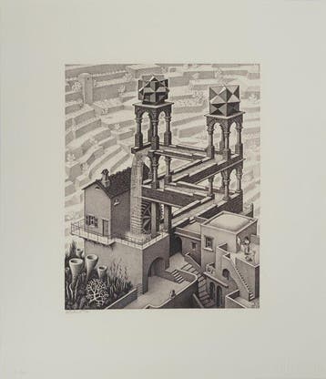 M.C. Escher (1898-1972) - Cascade