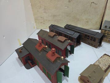 Kibri, Vollmer H0 - Bâtiments pour trains miniatures (20) -