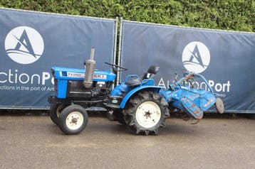 Veiling: Minitractor Iseki TX1410 Diesel 14pk Met Grondfrees, Zakelijke goederen, Ophalen, Nieuw