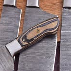 Keukenmes - Chefs knife - Gevouwen staal, Pakka wood -