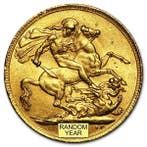 Royaume-Uni. British Gold Sovereign King George V (Random