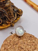 Bague « Douce clair de lune » artisanale à taille réglable,