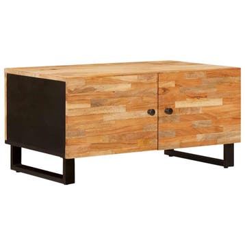 vidaXL Salontafel Bruin 80 x 50 x 40 cm Massief Mango Hout, Verzenden, Nieuw