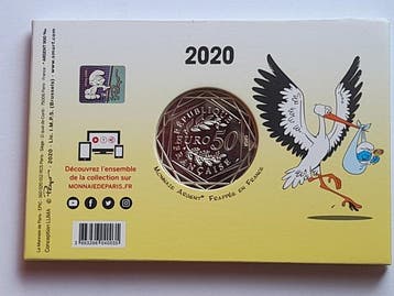 France. 50 Euro 2020 Le Bébé Schtroumpf (Sans prix de