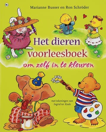 DIEREN VOORLEESBOEK OM ZELF IN TE KLEURE 9789044316162, Verzenden, Gelezen, Ron Schröder