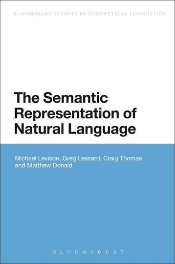 Semantic Representation Natural Language 9781472576569, Boeken, Verzenden, Zo goed als nieuw, Michael Levison
