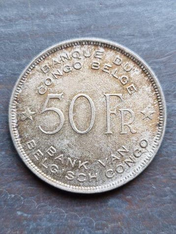 Belgisch-Congo. 50 Francs 1944 (Zonder minimumprijs)