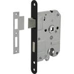 Woningbouw cilinder dag- en nachtslot zwart 55 mm - voor..., Ophalen of Verzenden, Nieuw, Overige materialen, Slot