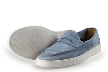 Blackstone Loafers in maat 44 Blauw, Kleding | Heren, Zo goed als nieuw, Loafers, Blackstone, Verzenden