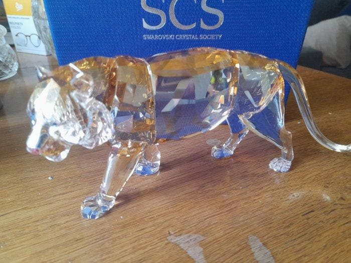 Swarovski - Figurine - SCS - Annual Edition 2010 - Tiger -, Antiek en Kunst, Curiosa en Brocante