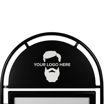 Bedrukt Topbord Round Tube B2 - Black, Verzenden