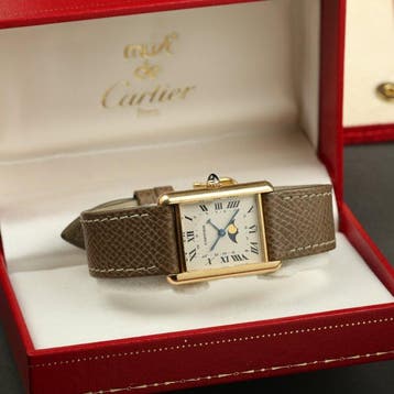 Cartier - Tank Louis de Cartier Moonphase - 81900 - Homme -