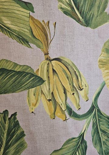 Exclusieve Boheemse stof met banani- Artistiek ontwerp -