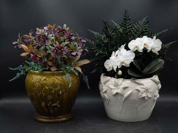 Made in Italy - grote Italiaanse keramieken cachepots