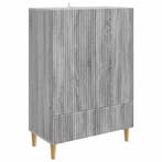 vidaXL Dressoir met lade Grijs sonoma 66 x 34,5 x 95 cm, Verzenden, Nieuw