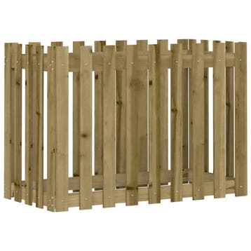vidaXL Plantenbak verhoogd hekontwerp 100x50x70 cm, Verzenden