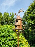 Figurine - Birdhouse - Fer