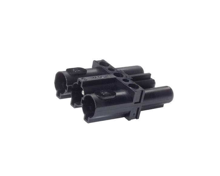Martin Kaiser AC 166 3-Pole Black Coupling Connector -, Doe-het-zelf en Bouw, Elektriciteit en Kabels, Verzenden