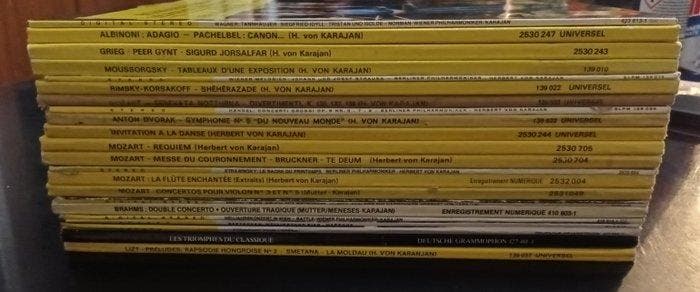 Herbert von Karajan -Vienna and Berliner Philharmonic, Cd's en Dvd's, Vinyl Singles