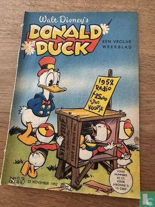 Boze wolf, De kleine/grote - Donald Duck 5 - 1952, Boeken, Stripverhalen, Gelezen, Eén stripboek, Verzenden