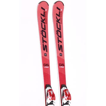 180 skis STOCKLI LASER GS 2023, red, woodcore, titanal + Vi, Verzenden