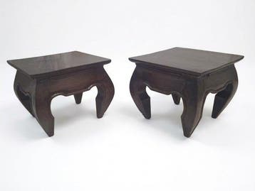 Bijzettafel - Hout - China (Zonder minimumprijs)