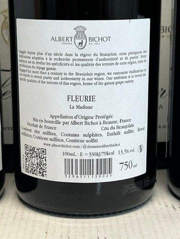 2023 Albert Bichot La Madonne - Fleurie - 12 Flessen (0.75
