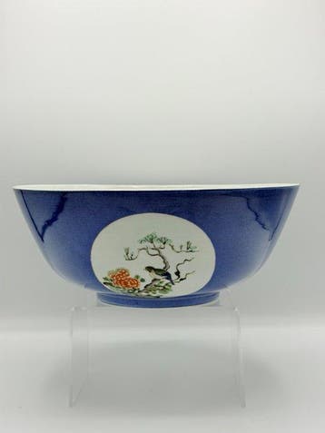 Magnificent & Large Chinese Porcelain Powder Blue &