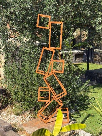 Ana Lucia B.M - Sculpture Corten - BIG XXL -