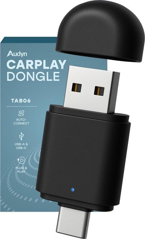 2dekans | Audyn CarPlay Dongle - USB & USB-C - Geschikt voor, Auto diversen, Auto-accessoires, Ophalen of Verzenden