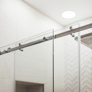 Verona schuifdeurrail voor douche nis - RVS, Verzenden, Nieuw