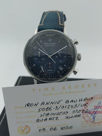 Iron Annie Bauhaus - Solar Chronograph - Zonder minimumprijs