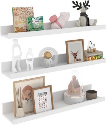 Wandplanken Set 3 stuks Wit | 73% Korting | Retour Deal, Verzenden, Nieuw