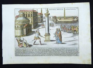Italië - Rome, War Column, Carmentalis Gate; Giacomo Lauro -, Nieuw