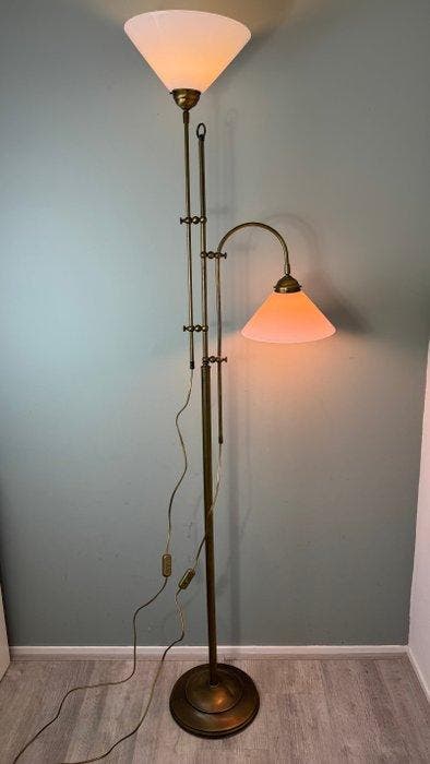 Staande lamp - Prachtige elegante vloerlamp Art deco Staande, Antiek en Kunst, Curiosa en Brocante