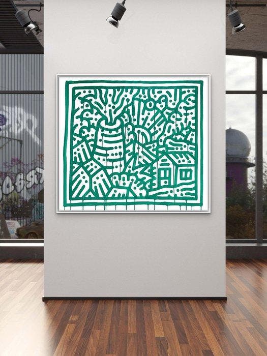Nuno Barbedo (1983) - Uncharted places collection - Green, Antiek en Kunst, Kunst | Schilderijen | Modern