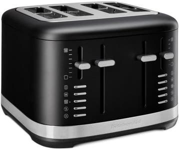 KitchenAid 5KMT4109EBM - Broodrooster - Zwart - 4 Sleuven -, Maison & Meubles, Verzenden