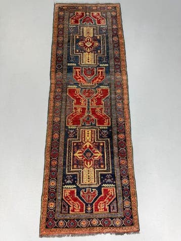 Oude Kazak - Tapijt - 255 cm - 82 cm, Nieuw