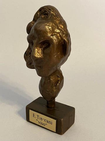 Ernesto Treccani (1920-2009) - sculptuur, Viso in