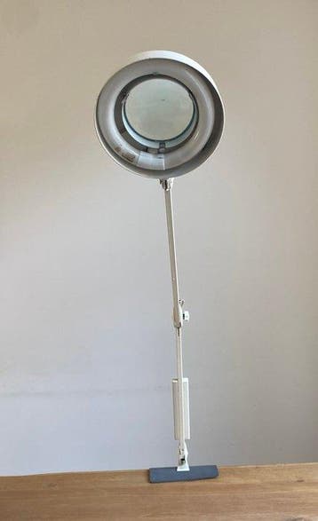 Lamp - IJzer - Vergrootlamp / Inspectie, Antiek en Kunst
