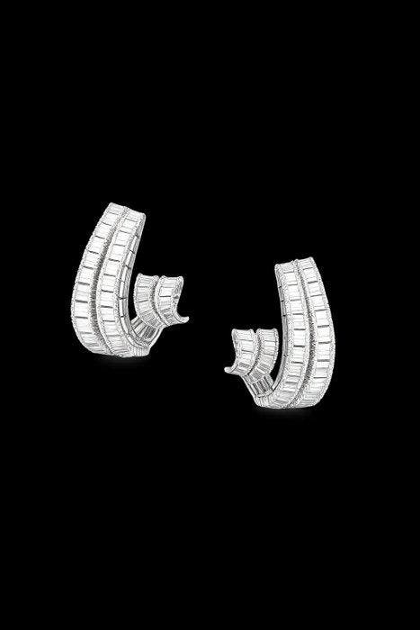 Boucles doreilles - 18 carats Or blanc - 4.22ct. tw., Bijoux, Sacs & Beauté, Boucles d'oreilles
