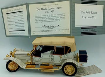 Franklin Mint 1:24 - Modelauto - Rolls-Royce Tourer 1911 -, Hobby en Vrije tijd, Nieuw