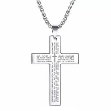 Fako Bijoux - Cubaans Kruis Voor Mannen Large - Ketting Met, Verzenden, Nieuw