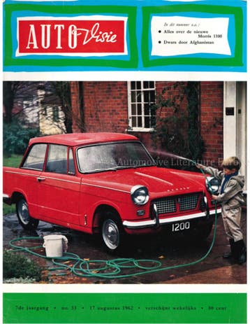 1962 AUTOVISIE MAGAZINE 33 NEDERLANDS, Ophalen of Verzenden, Nieuw