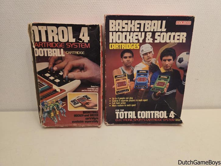 LCD Game - Coleco - Total Control 4 - System + 4 Games, Games en Spelcomputers, Games | Overige, Gebruikt, Verzenden